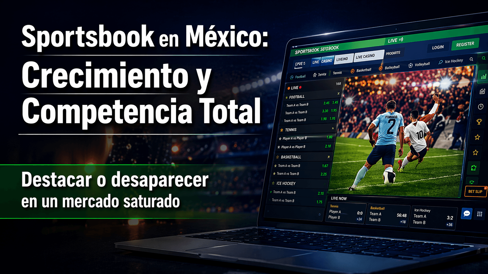 Sportsbook en México: crecimiento sin precedentes y competencia total