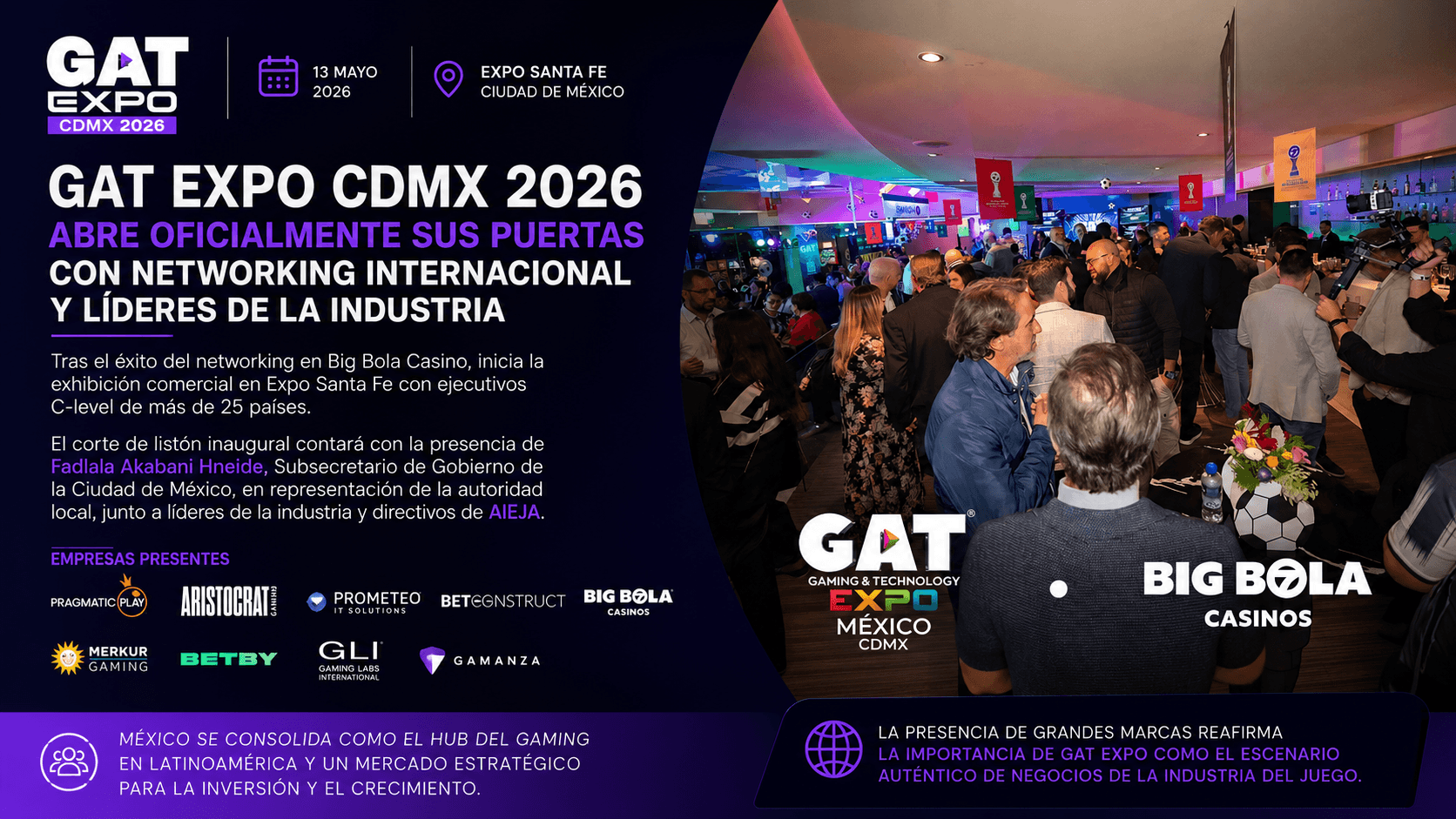 GAT Expo CDMX 2026 abre oficialmente sus puertas con networking internacional y líderes de la industria