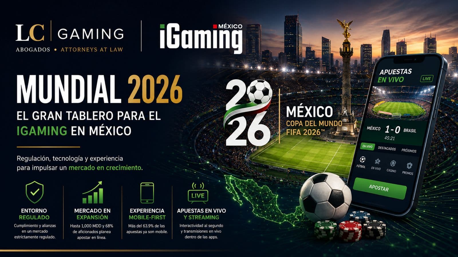 Mundial 2026: El gran desafío regulatorio y comercial del iGaming en México